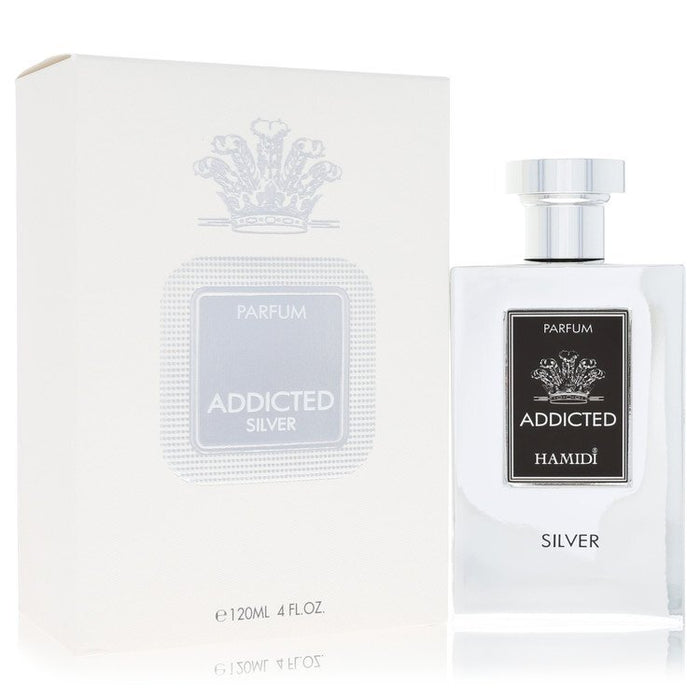 Hamidi Addicted Silver by Hamidi Parfum Spray 4.0 oz (Men)